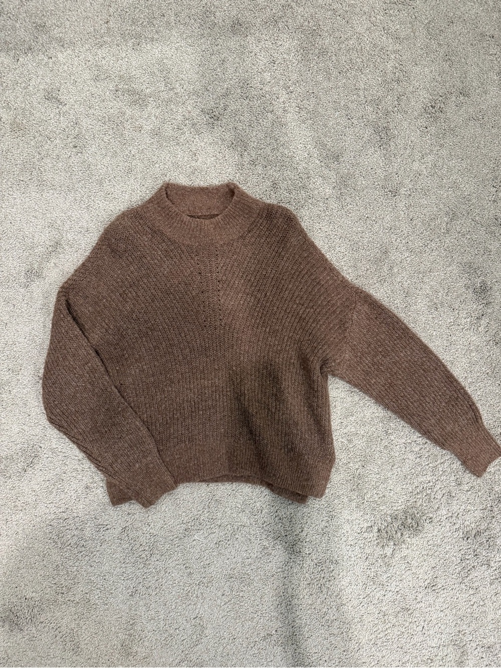 Abercrombie Brown Knit Sweater